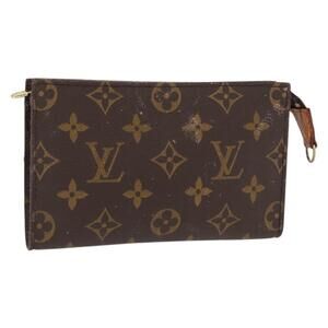 LOUIS VUITTON Monogram Bucket PM Accessory Pouch LV Auth 162751